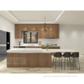 Classic Kitchen Cupboard Classic custom facade with island kitchen closet cabinet Factory